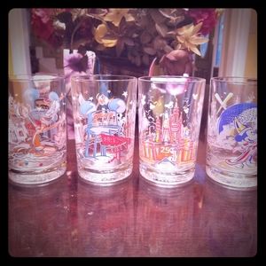 Disney World's 25th anniversary collection glasses